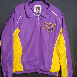 UNI Panthers Windbreaker Jacket Men L Large Purple